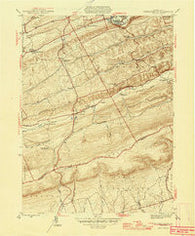 Friedensburg Pennsylvania Historical topographic map, 1:31680 scale, 7.5 X 7.5 Minute, Year 1946
