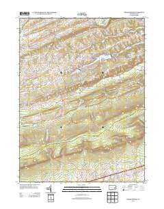 Friedensburg Pennsylvania Historical topographic map, 1:24000 scale, 7.5 X 7.5 Minute, Year 2013