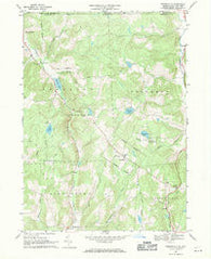 Friendsville Pennsylvania Historical topographic map, 1:24000 scale, 7.5 X 7.5 Minute, Year 1967