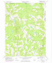 Friendsville Pennsylvania Historical topographic map, 1:24000 scale, 7.5 X 7.5 Minute, Year 1967