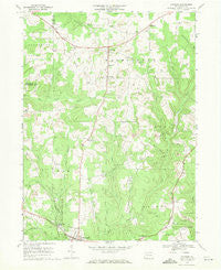 Fryburg Pennsylvania Historical topographic map, 1:24000 scale, 7.5 X 7.5 Minute, Year 1967
