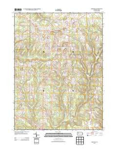 Fryburg Pennsylvania Historical topographic map, 1:24000 scale, 7.5 X 7.5 Minute, Year 2013