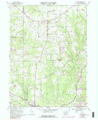 Fryburg Pennsylvania Historical topographic map, 1:24000 scale, 7.5 X 7.5 Minute, Year 1967