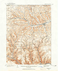 Gaines Pennsylvania Historical topographic map, 1:62500 scale, 15 X 15 Minute, Year 1899