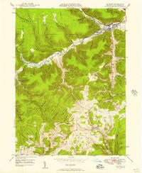 Galeton Pennsylvania Historical topographic map, 1:24000 scale, 7.5 X 7.5 Minute, Year 1947