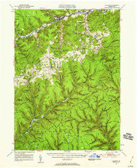 Galeton Pennsylvania Historical topographic map, 1:62500 scale, 15 X 15 Minute, Year 1947