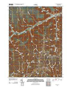 Galeton Pennsylvania Historical topographic map, 1:24000 scale, 7.5 X 7.5 Minute, Year 2010