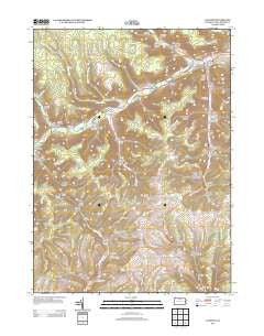 Galeton Pennsylvania Historical topographic map, 1:24000 scale, 7.5 X 7.5 Minute, Year 2013