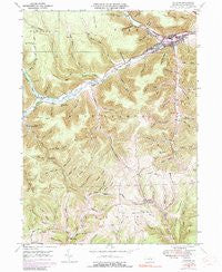 Galeton Pennsylvania Historical topographic map, 1:24000 scale, 7.5 X 7.5 Minute, Year 1947