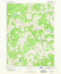 Galilee Pennsylvania Historical topographic map, 1:24000 scale, 7.5 X 7.5 Minute, Year 1967