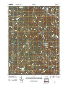 Galilee Pennsylvania Historical topographic map, 1:24000 scale, 7.5 X 7.5 Minute, Year 2010