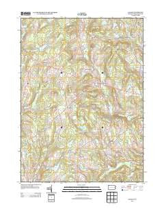 Galilee Pennsylvania Historical topographic map, 1:24000 scale, 7.5 X 7.5 Minute, Year 2013