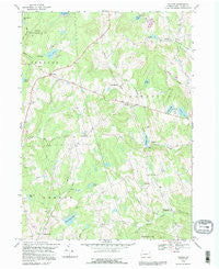 Galilee Pennsylvania Historical topographic map, 1:24000 scale, 7.5 X 7.5 Minute, Year 1992