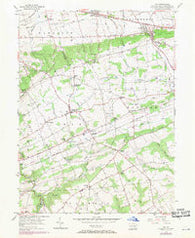 Gap Pennsylvania Historical topographic map, 1:24000 scale, 7.5 X 7.5 Minute, Year 1955