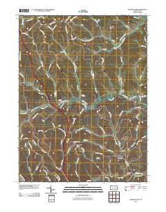 Garards Fort Pennsylvania Historical topographic map, 1:24000 scale, 7.5 X 7.5 Minute, Year 2010