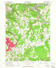 Geistown Pennsylvania Historical topographic map, 1:24000 scale, 7.5 X 7.5 Minute, Year 1964