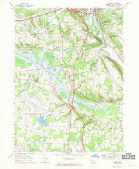 Geneva Pennsylvania Historical topographic map, 1:24000 scale, 7.5 X 7.5 Minute, Year 1968