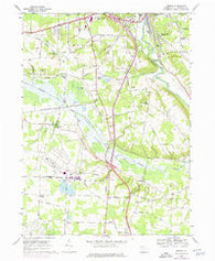 Geneva Pennsylvania Historical topographic map, 1:24000 scale, 7.5 X 7.5 Minute, Year 1968