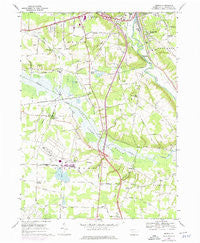 Geneva Pennsylvania Historical topographic map, 1:24000 scale, 7.5 X 7.5 Minute, Year 1968