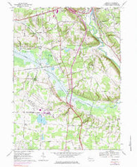 Geneva Pennsylvania Historical topographic map, 1:24000 scale, 7.5 X 7.5 Minute, Year 1968
