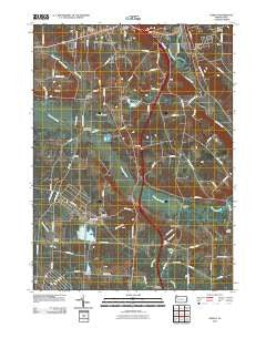 Geneva Pennsylvania Historical topographic map, 1:24000 scale, 7.5 X 7.5 Minute, Year 2010