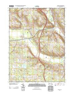 Geneva Pennsylvania Historical topographic map, 1:24000 scale, 7.5 X 7.5 Minute, Year 2013