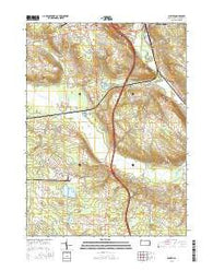 Geneva Pennsylvania Current topographic map, 1:24000 scale, 7.5 X 7.5 Minute, Year 2016