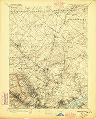 Germantown Pennsylvania Historical topographic map, 1:62500 scale, 15 X 15 Minute, Year 1896