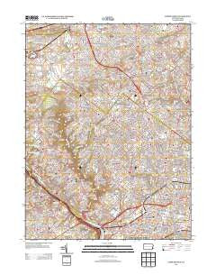 Germantown Pennsylvania Historical topographic map, 1:24000 scale, 7.5 X 7.5 Minute, Year 2013