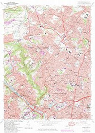 Germantown Pennsylvania Historical topographic map, 1:24000 scale, 7.5 X 7.5 Minute, Year 1967