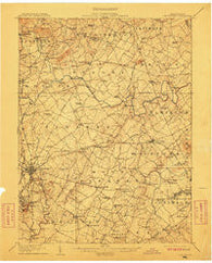 Gettysburg Pennsylvania Historical topographic map, 1:62500 scale, 15 X 15 Minute, Year 1908