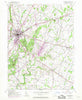 Gettysburg Pennsylvania Historical topographic map, 1:24000 scale, 7.5 X 7.5 Minute, Year 1951