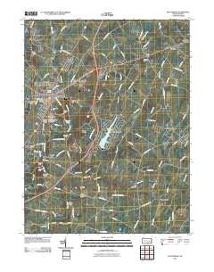 Gettysburg Pennsylvania Historical topographic map, 1:24000 scale, 7.5 X 7.5 Minute, Year 2010