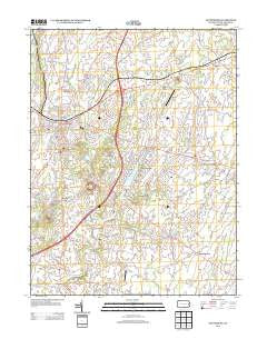 Gettysburg Pennsylvania Historical topographic map, 1:24000 scale, 7.5 X 7.5 Minute, Year 2013