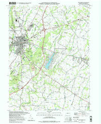 Gettysburg Pennsylvania Historical topographic map, 1:24000 scale, 7.5 X 7.5 Minute, Year 1994