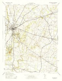 Gettysburg Pennsylvania Historical topographic map, 1:31680 scale, 7.5 X 7.5 Minute, Year 1944