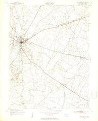 Gettysburg Pennsylvania Historical topographic map, 1:24000 scale, 7.5 X 7.5 Minute, Year 1951