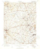 Gettysburg Pennsylvania Historical topographic map, 1:62500 scale, 15 X 15 Minute, Year 1951