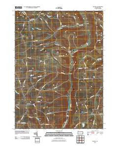 Gillett Pennsylvania Historical topographic map, 1:24000 scale, 7.5 X 7.5 Minute, Year 2010