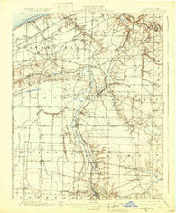 Girard Pennsylvania Historical topographic map, 1:62500 scale, 15 X 15 Minute, Year 1900