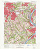 Glassport Pennsylvania Historical topographic map, 1:24000 scale, 7.5 X 7.5 Minute, Year 1960