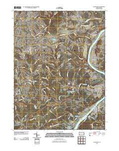 Glassport Pennsylvania Historical topographic map, 1:24000 scale, 7.5 X 7.5 Minute, Year 2010