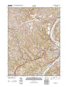 Glassport Pennsylvania Historical topographic map, 1:24000 scale, 7.5 X 7.5 Minute, Year 2013