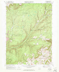 Gleason Pennsylvania Historical topographic map, 1:24000 scale, 7.5 X 7.5 Minute, Year 1970