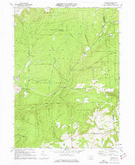 Gleason Pennsylvania Historical topographic map, 1:24000 scale, 7.5 X 7.5 Minute, Year 1970