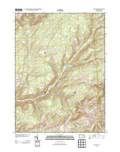 Gleason Pennsylvania Historical topographic map, 1:24000 scale, 7.5 X 7.5 Minute, Year 2013
