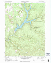 Glen Hazel Pennsylvania Historical topographic map, 1:24000 scale, 7.5 X 7.5 Minute, Year 1969
