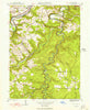 Glen Richey Pennsylvania Historical topographic map, 1:24000 scale, 7.5 X 7.5 Minute, Year 1944