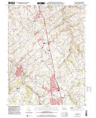 Glen Rock Pennsylvania Historical topographic map, 1:24000 scale, 7.5 X 7.5 Minute, Year 1999