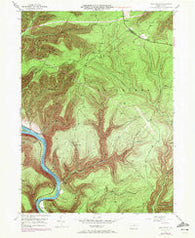 Glen Union Pennsylvania Historical topographic map, 1:24000 scale, 7.5 X 7.5 Minute, Year 1946